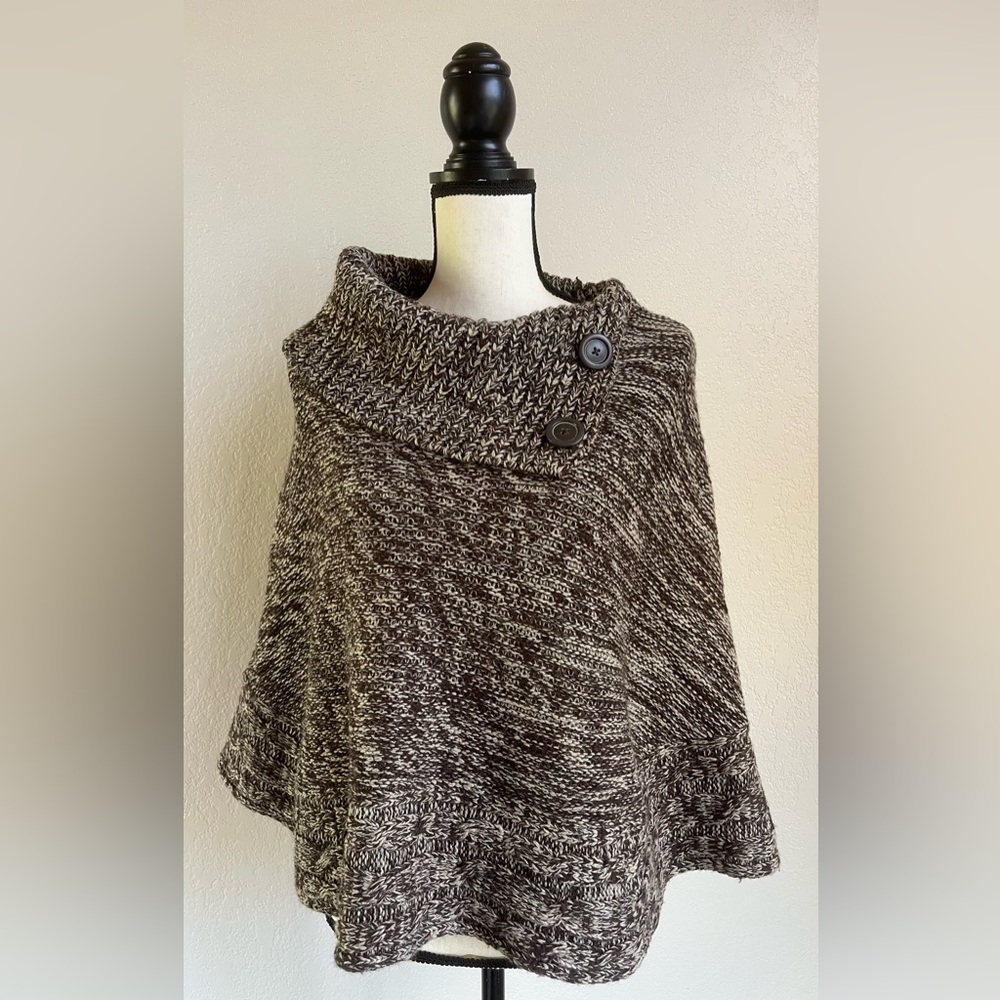 TAKEOUT Knit Poncho